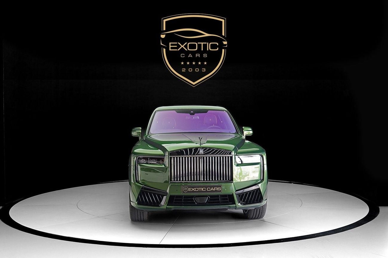 Rolls Royce Cullinan 6.7 л 2025 г. Зелёный, пробег 100 км