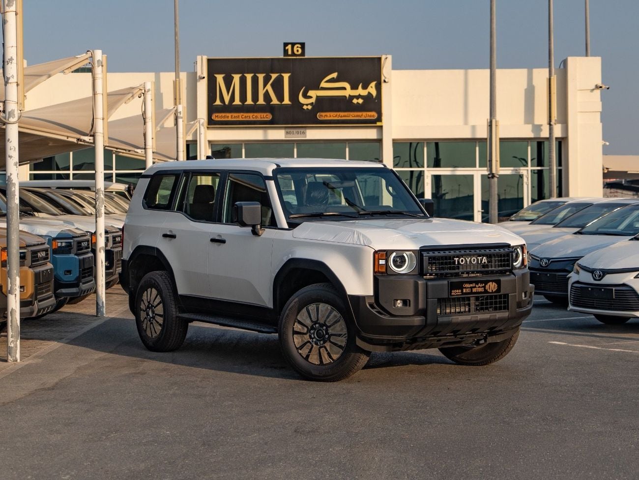 Toyota Prado 2.4 л 2026 г. Белый