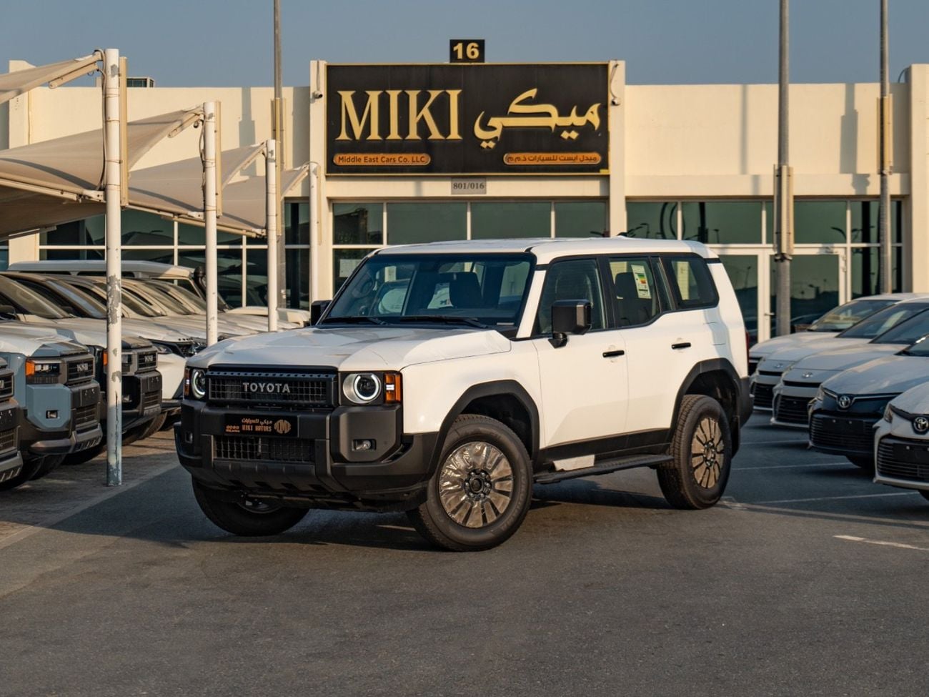 Toyota Prado 2.4 л 2026 г. Белый