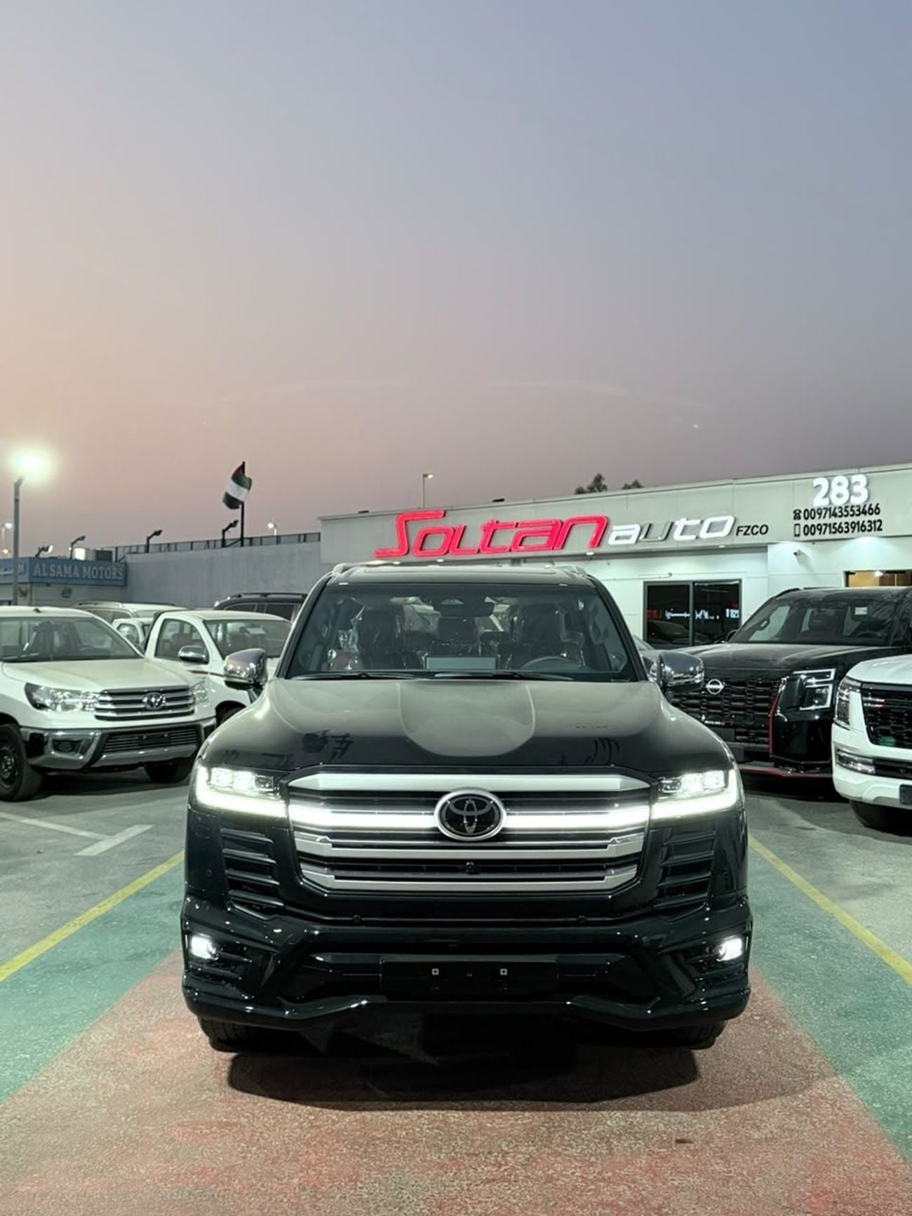 Toyota Land Cruiser 3.5 л 2026 г. Чёрный