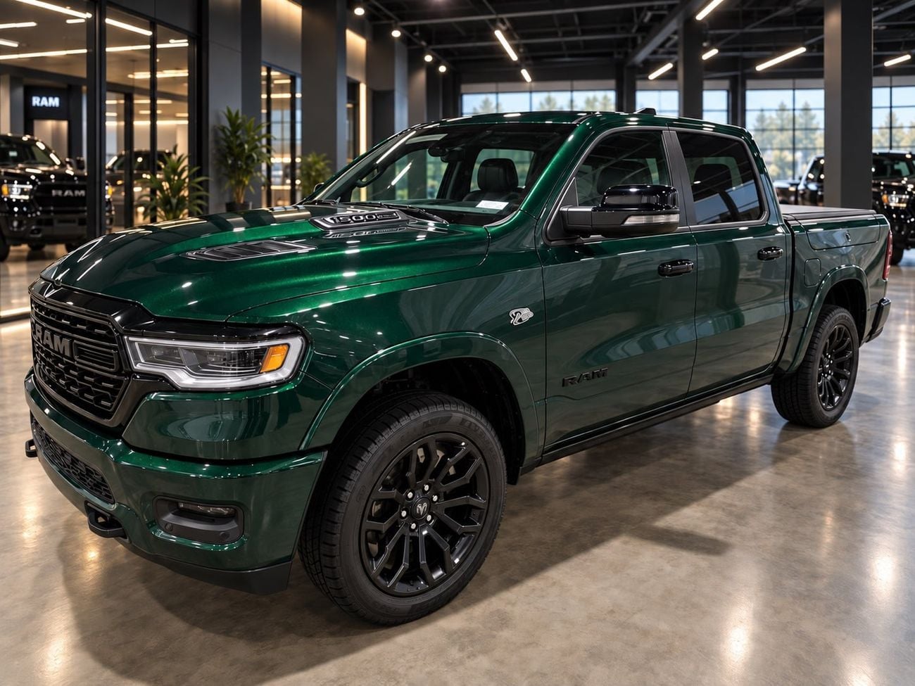 RAM 1500 5.7 л 2026 г. Зелёный