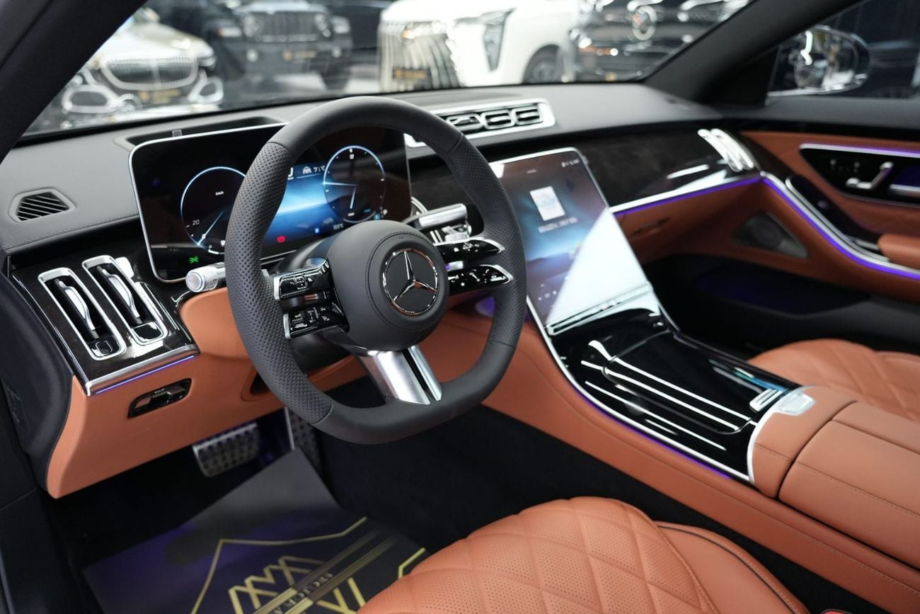 Mercedes Benz S 500 3.0 л 2026 г. Серый