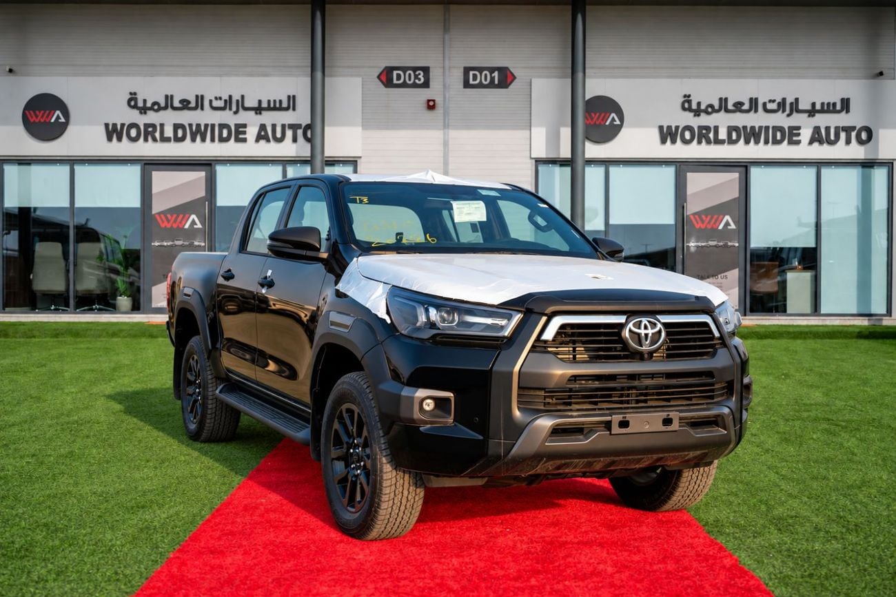 Toyota Hilux 2.4 л 2026 г. Чёрный
