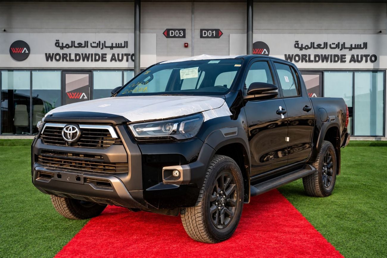Toyota Hilux 2.4 л 2026 г. Чёрный