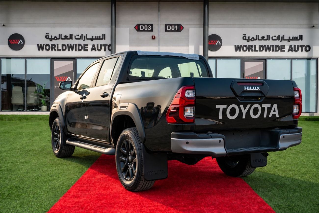 Toyota Hilux 2.4 л 2026 г. Чёрный