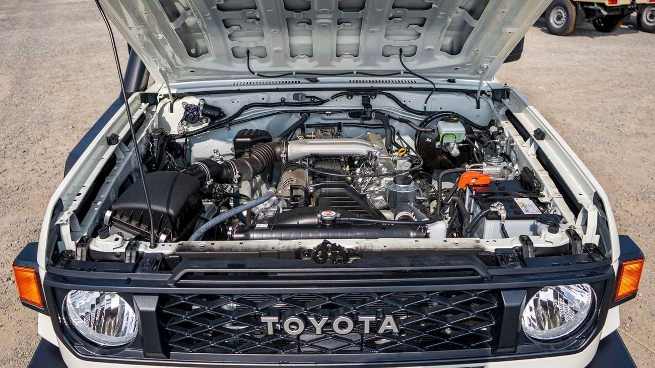 Toyota Land Cruiser 70 4.2 л 2025 г. Белый