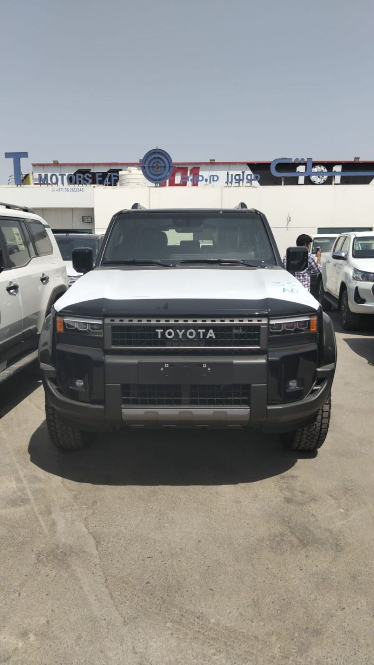 Toyota Prado 2.8 л 2025 г. Чёрный