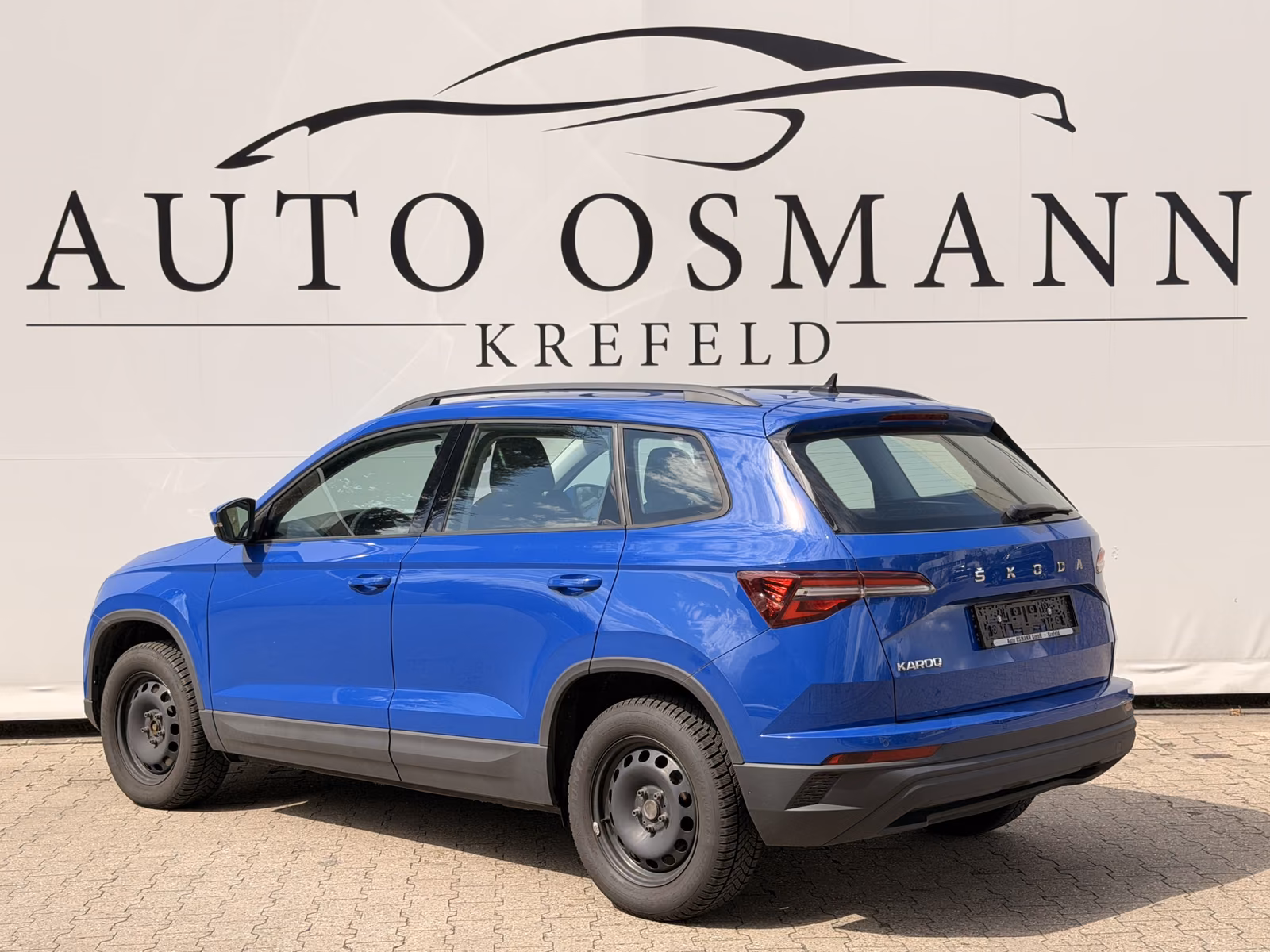 Skoda Karoq 2022 г. Синий, пробег 54964 км