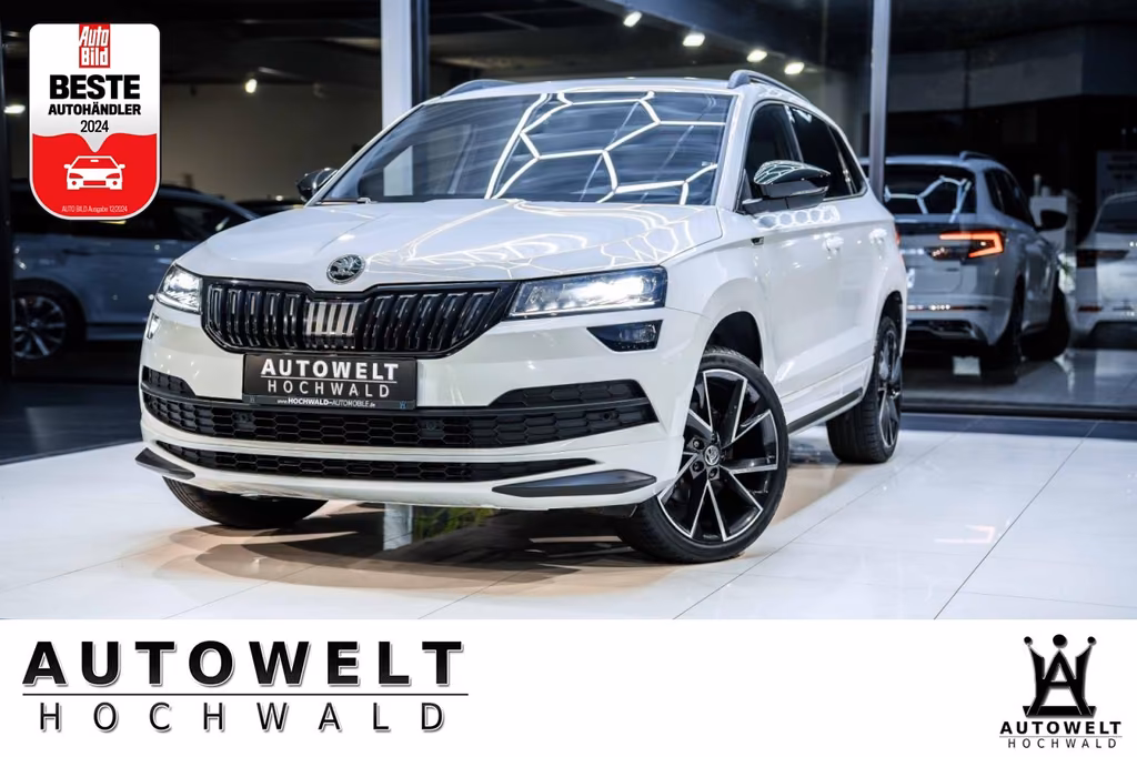 Skoda Karoq 2022 г. Белый, пробег 54615 км