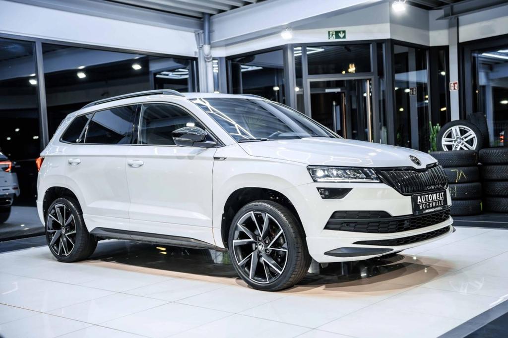 Skoda Karoq 2022 г. Белый, пробег 54615 км