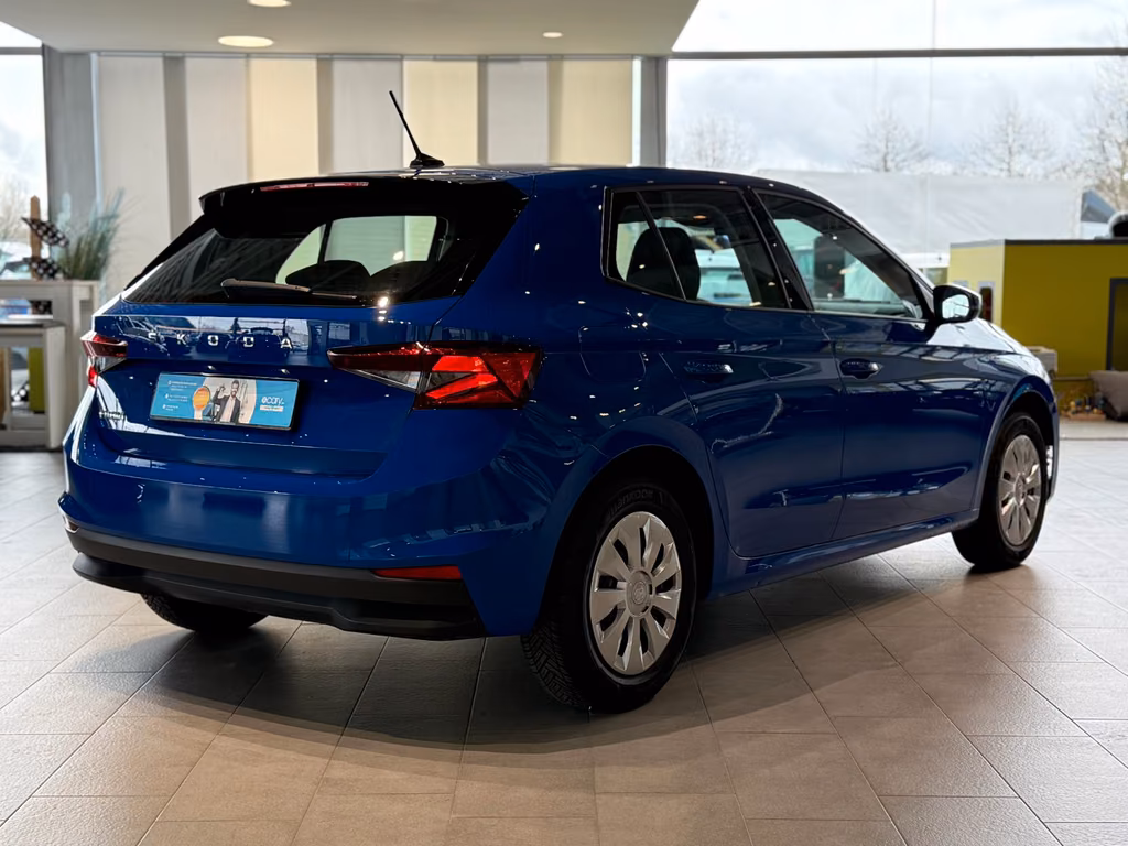 Skoda Fabia 2023 г. Синий, пробег 59000 км