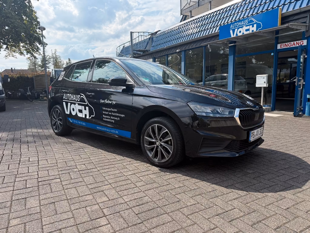 Skoda Fabia 2022 г. Чёрный, пробег 53000 км