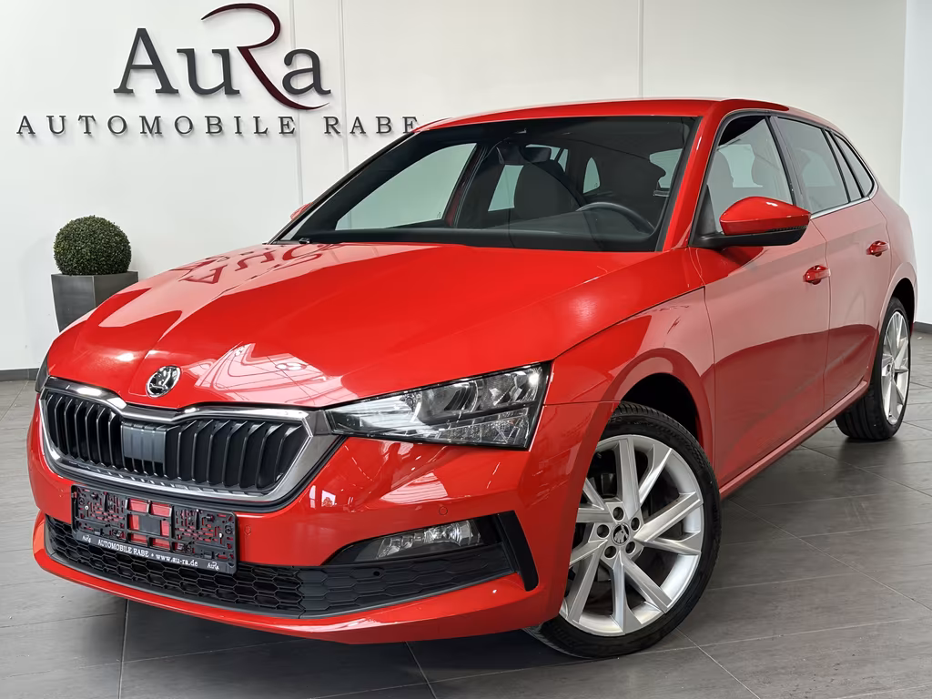 Skoda Scala 2023 г. Красный, пробег 49750 км