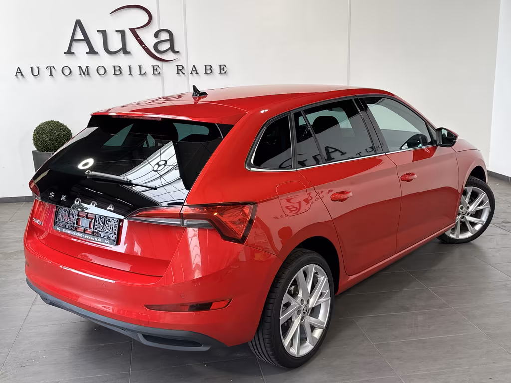 Skoda Scala 2023 г. Красный, пробег 49750 км