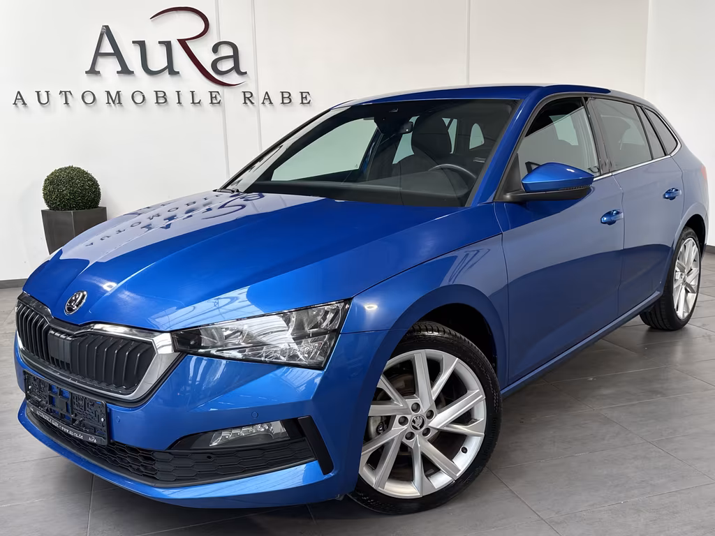 Skoda Scala 2023 г. Синий, пробег 46750 км