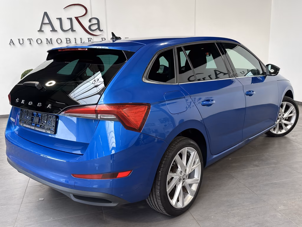 Skoda Scala 2023 г. Синий, пробег 46750 км