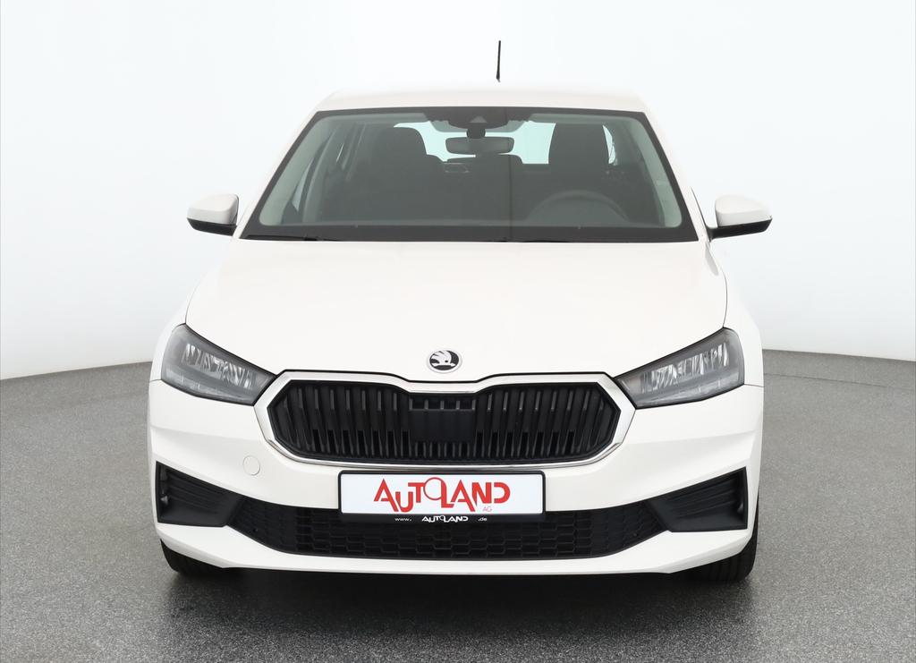 Skoda Fabia 2022 г. Белый, пробег 48819 км