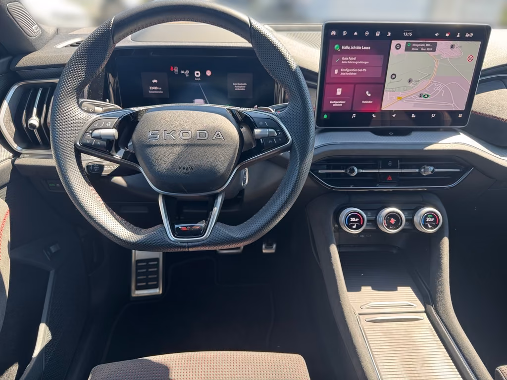 Skoda Kodiaq 2025 г. Чёрный, пробег 22498 км