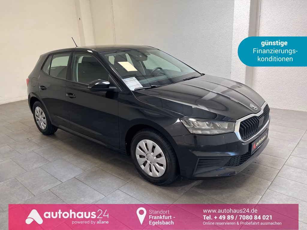 Skoda Fabia 2022 г. Чёрный, пробег 42040 км