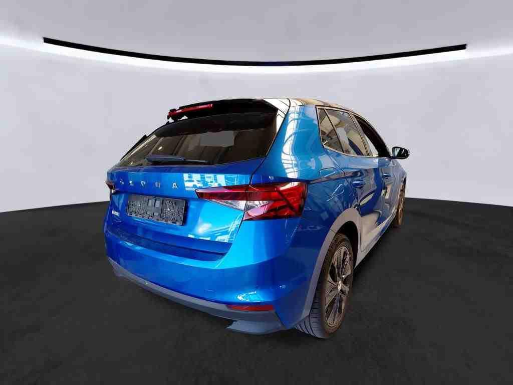 Skoda Fabia 2022 г. Синий, пробег 47500 км