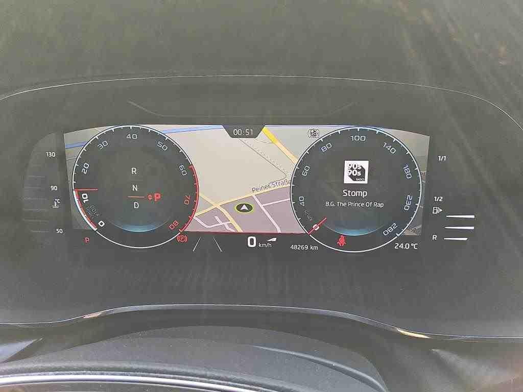 Skoda Octavia 2023 г. Чёрный, пробег 48269 км