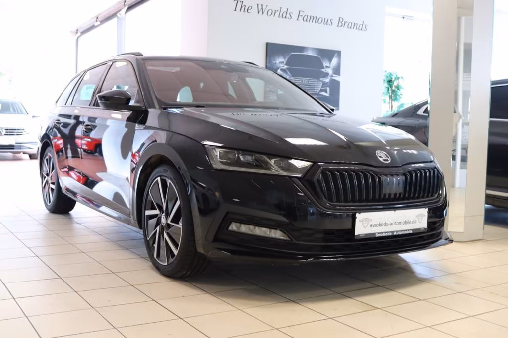 Skoda Octavia 2022 г. Чёрный, пробег 37656 км