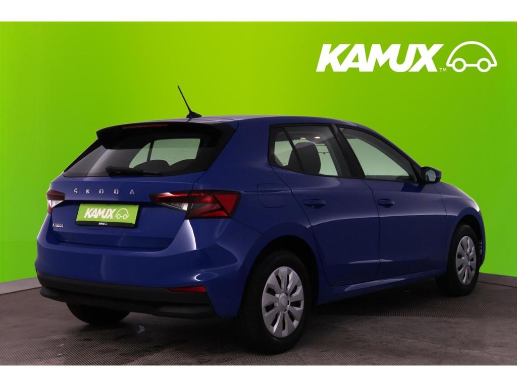 Skoda Fabia 2023 г. Синий, пробег 33335 км
