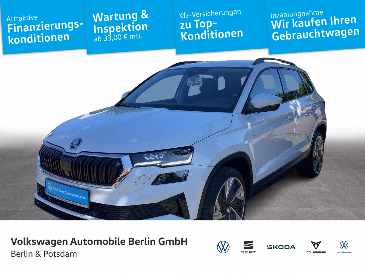 Skoda Karoq 2022 г. Белый, пробег 36030 км