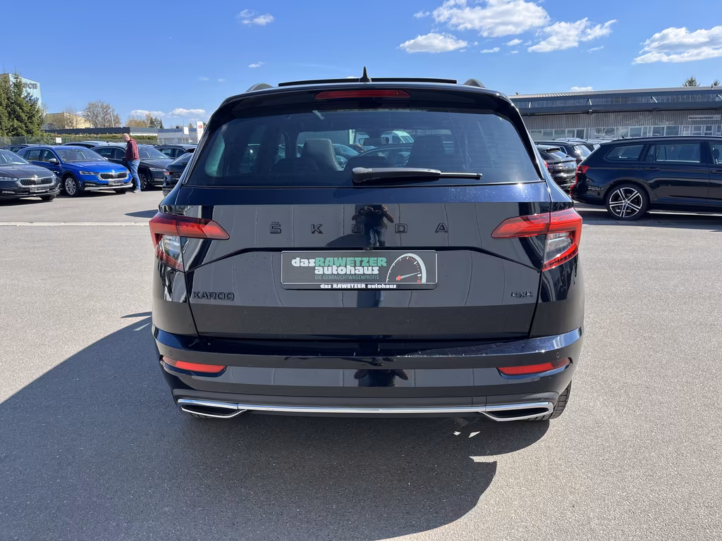 Skoda Karoq 2021 г. Чёрный, пробег 48425 км