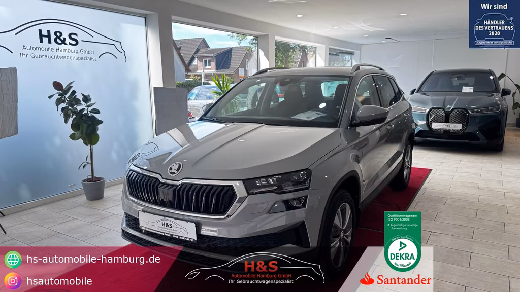 Skoda Karoq 2023 г. Серый, пробег 55590 км