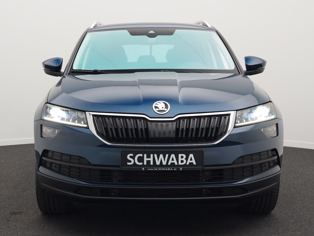 Skoda Karoq 2022 г. Синий, пробег 56023 км
