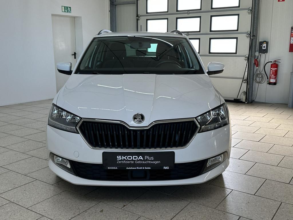 Skoda Fabia 2021 г. Белый, пробег 56357 км