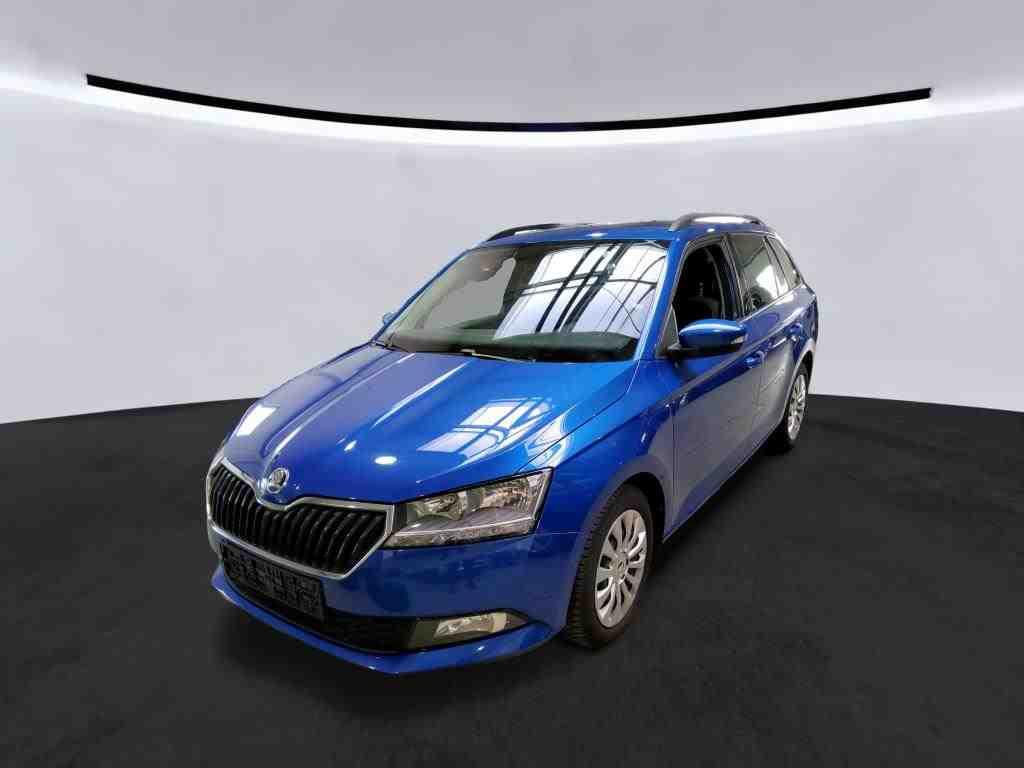 Skoda Fabia 2022 г. Синий, пробег 34978 км