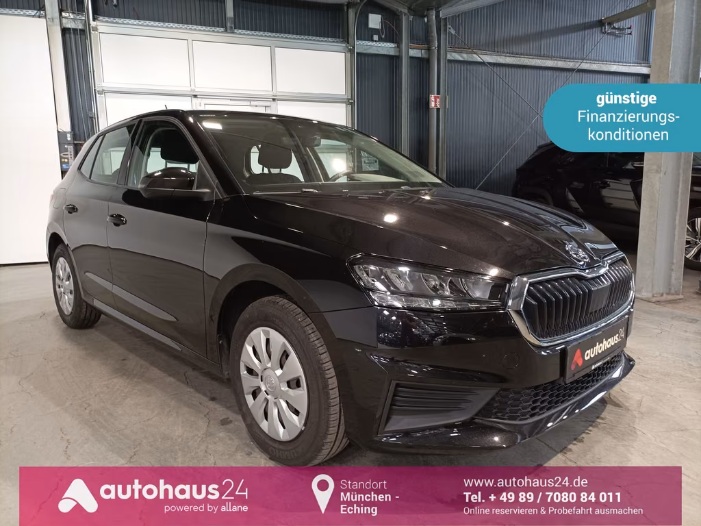 Skoda Fabia 2022 г. Чёрный, пробег 40014 км