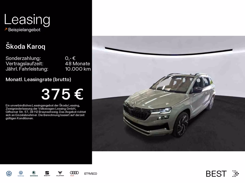 Skoda Karoq 2023 г. Серый, пробег 56100 км