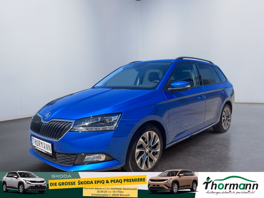 Skoda Fabia 2022 г. Синий, пробег 38337 км