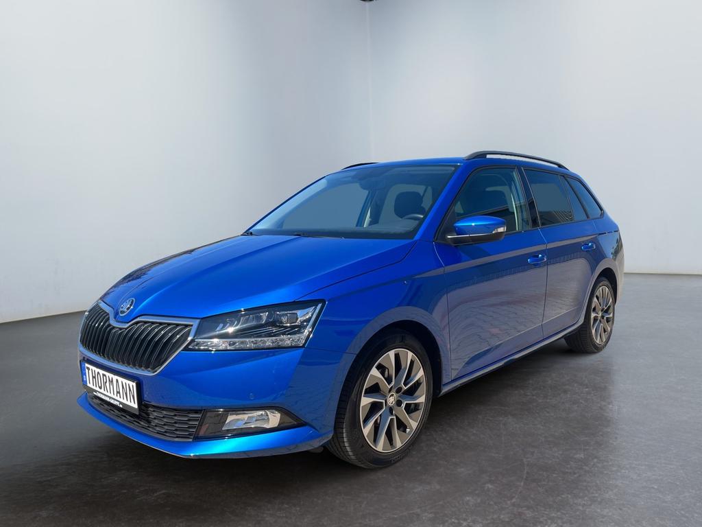 Skoda Fabia 2022 г. Синий, пробег 38337 км