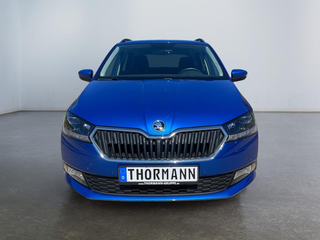 Skoda Fabia 2022 г. Синий, пробег 38337 км