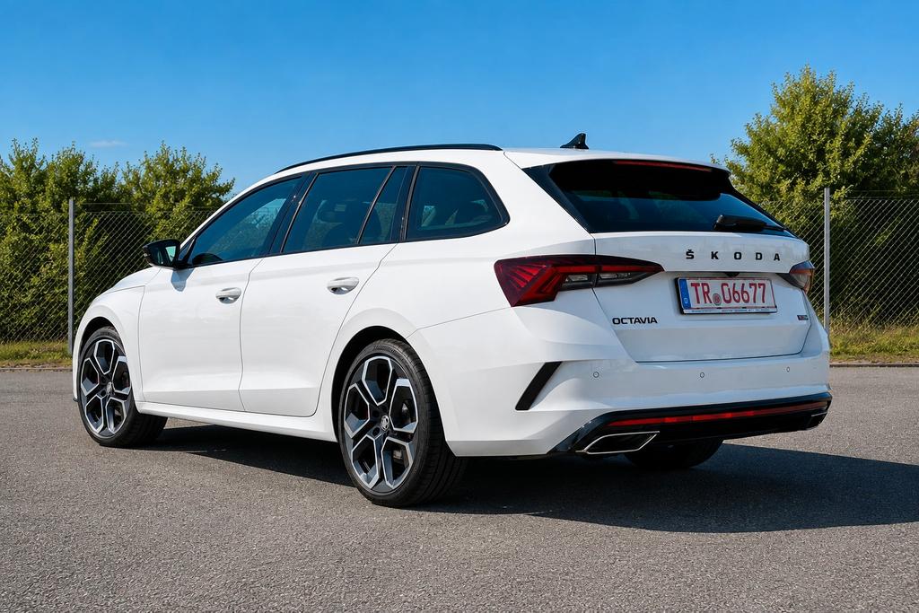 Skoda Octavia 2022 г. Белый, пробег 59600 км