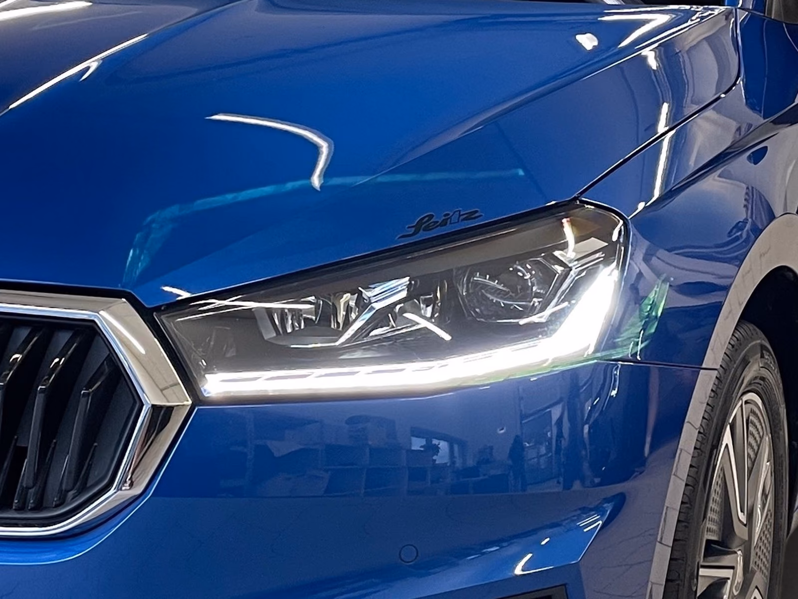 Skoda Fabia 2022 г. Синий, пробег 50533 км
