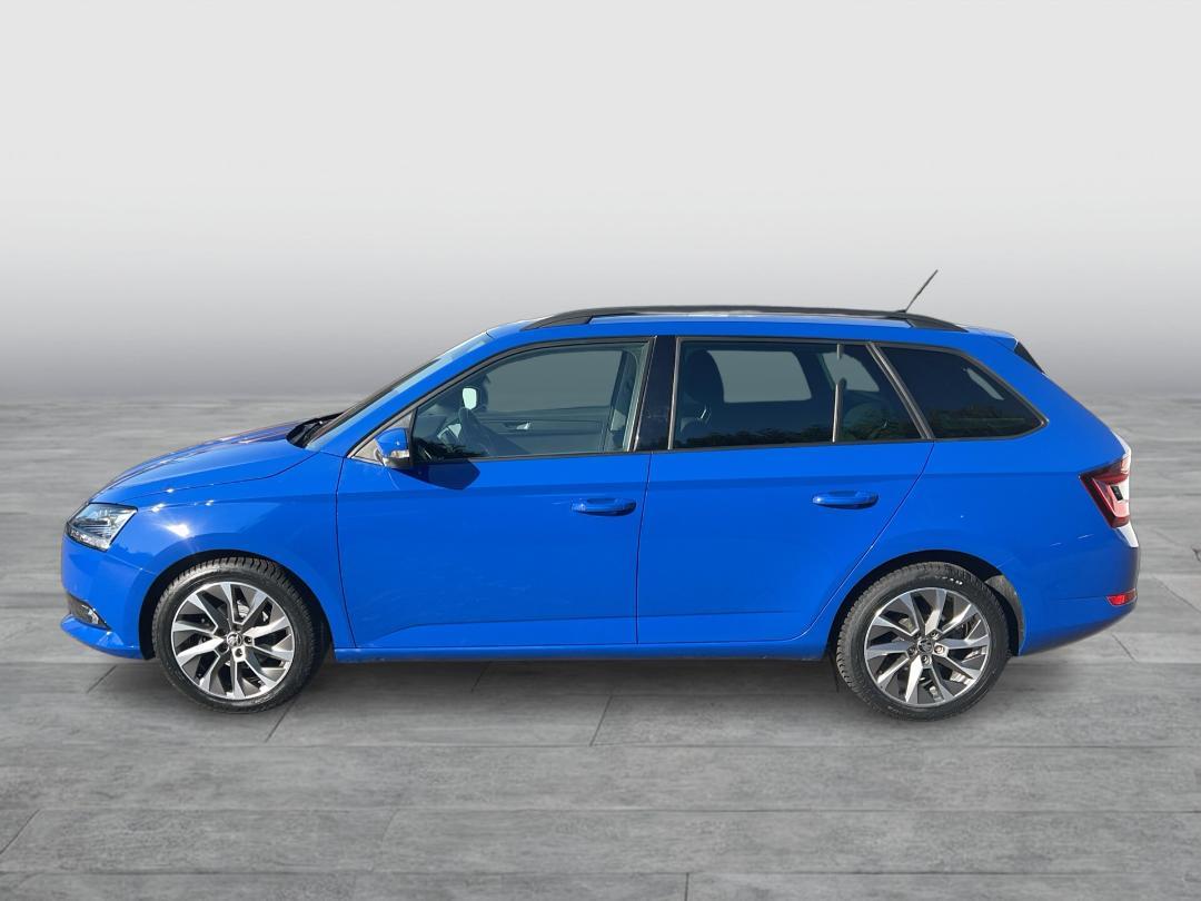 Skoda Fabia 2021 г. Синий, пробег 43591 км