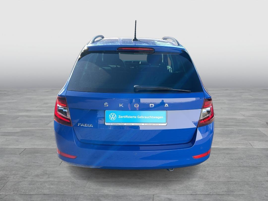 Skoda Fabia 2021 г. Синий, пробег 43591 км