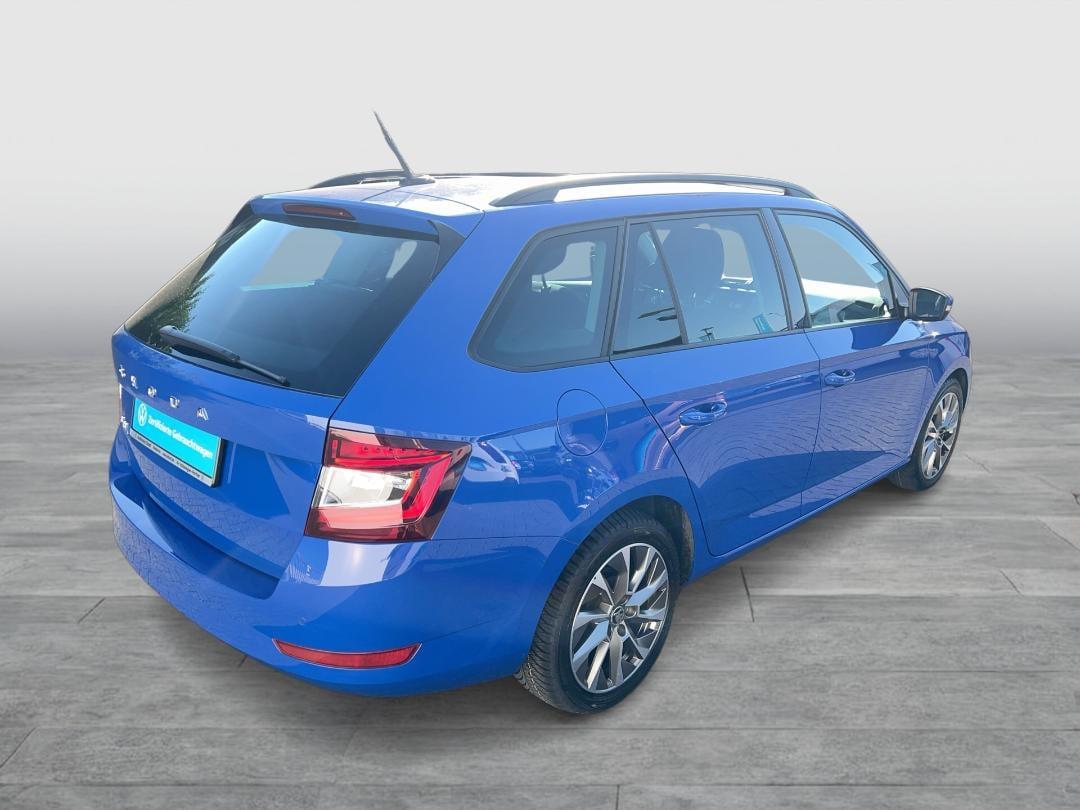 Skoda Fabia 2021 г. Синий, пробег 43591 км