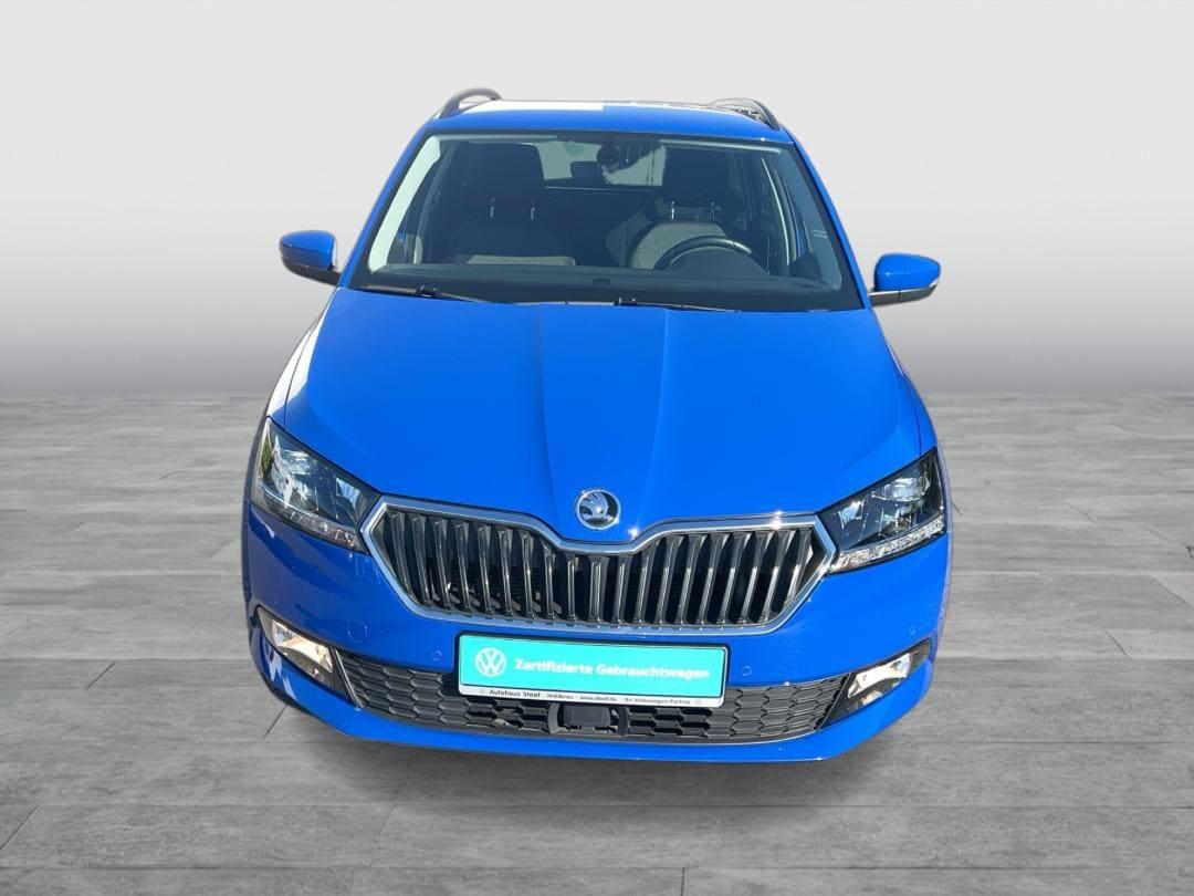 Skoda Fabia 2021 г. Синий, пробег 43591 км