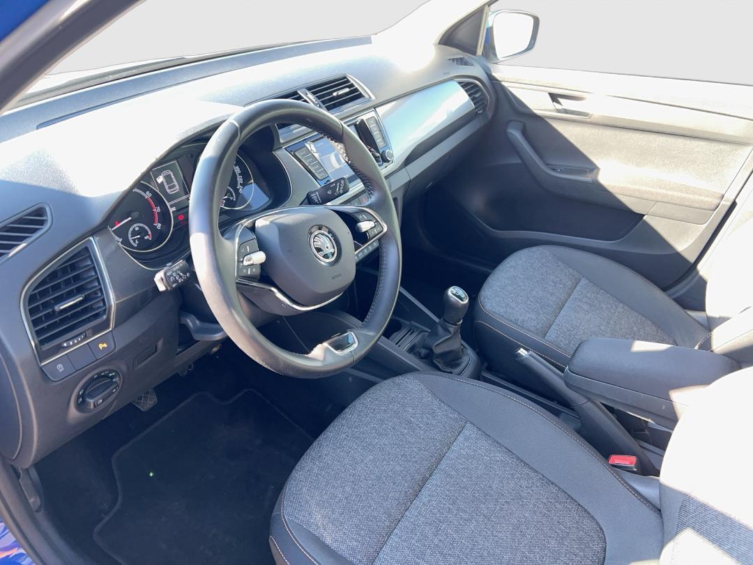 Skoda Fabia 2021 г. Синий, пробег 43591 км