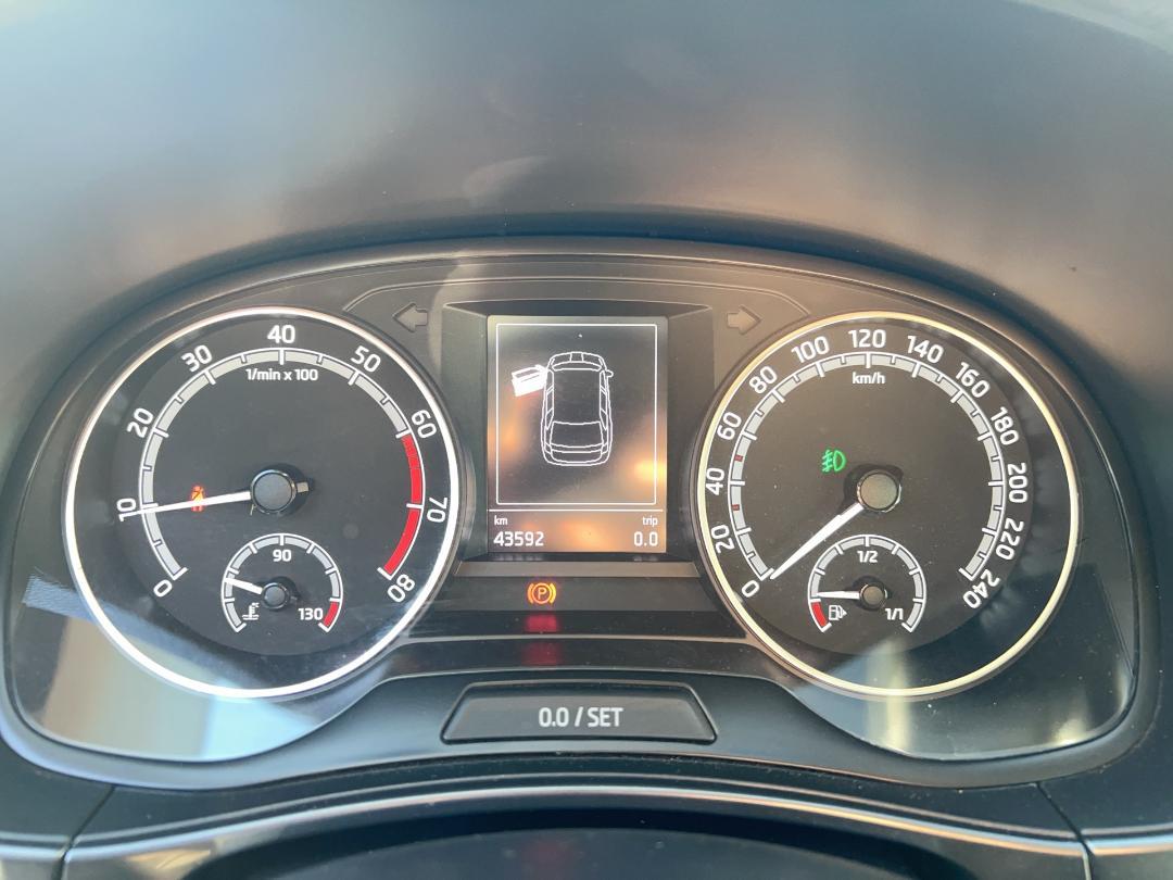 Skoda Fabia 2021 г. Синий, пробег 43591 км