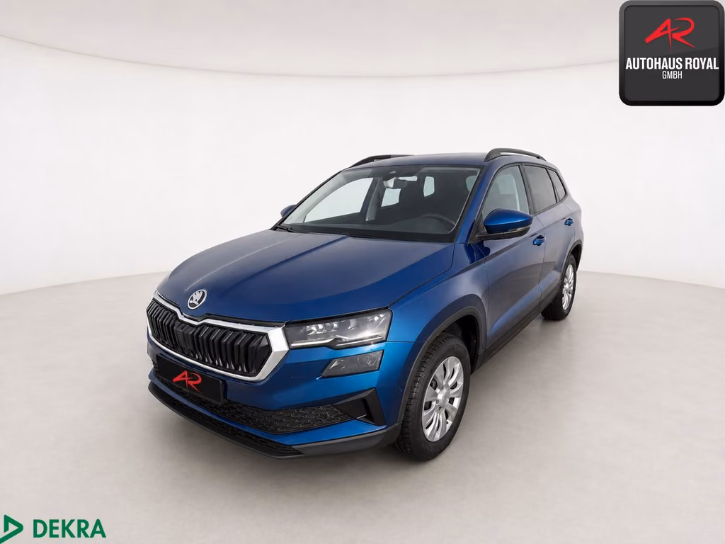 Skoda Karoq 2023 г. Синий, пробег 52288 км