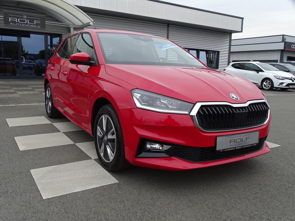 Skoda Fabia 2021 г. Красный, пробег 35112 км