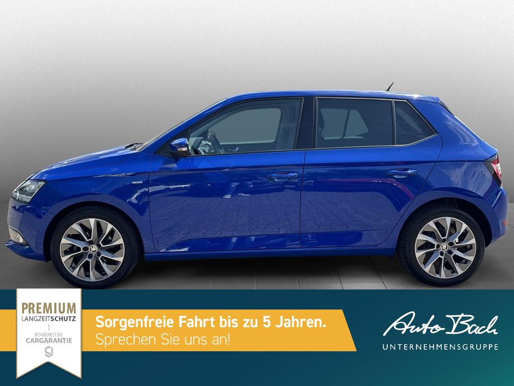 Skoda Fabia 2021 г. Синий, пробег 38057 км