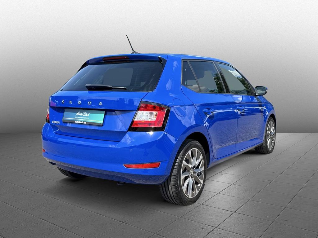 Skoda Fabia 2021 г. Синий, пробег 38057 км